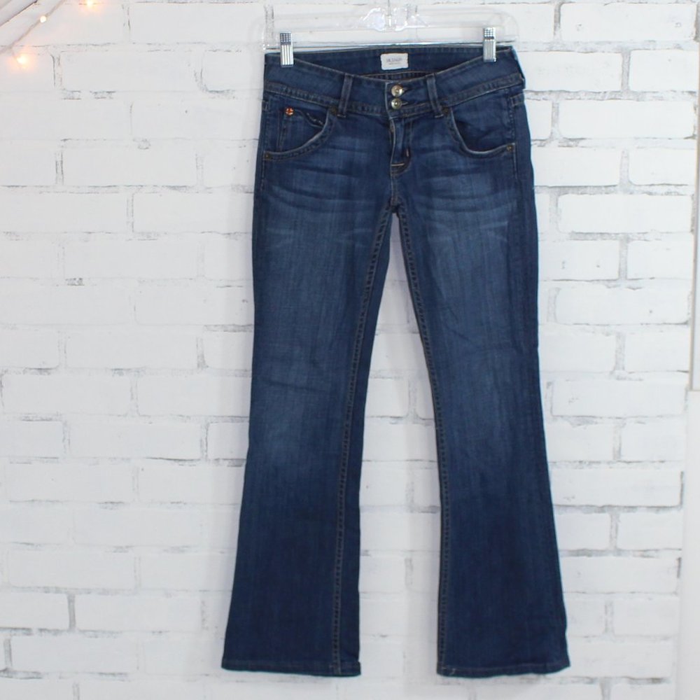 Hudson MidRise Boot Cut Jeans